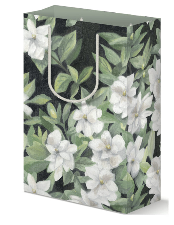 Black and White Floral Gift Bag