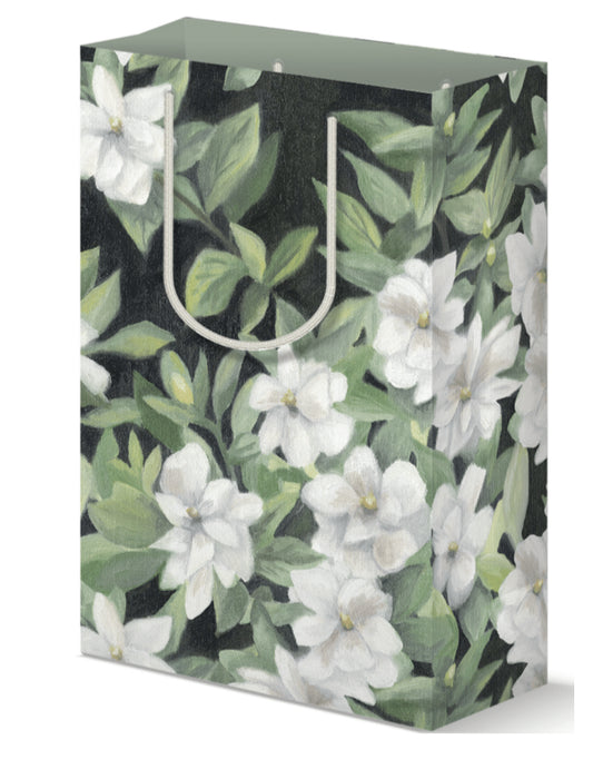 Black and White Floral Gift Bag