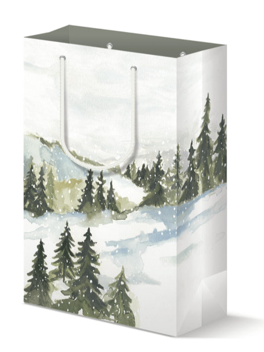 Winter trees Holiday Gift Bag