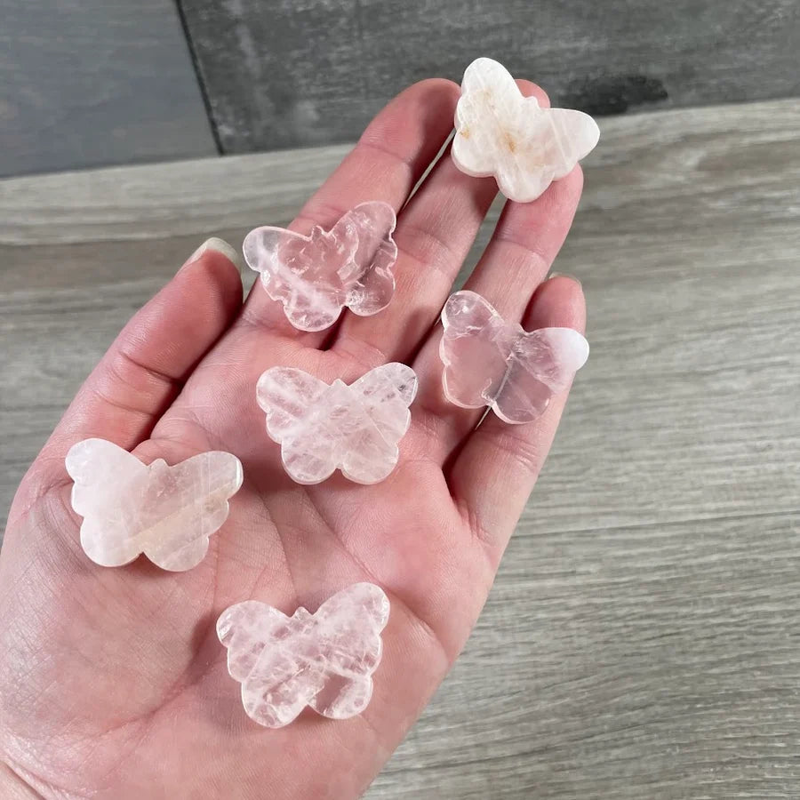 Rose Quartz Butterfly