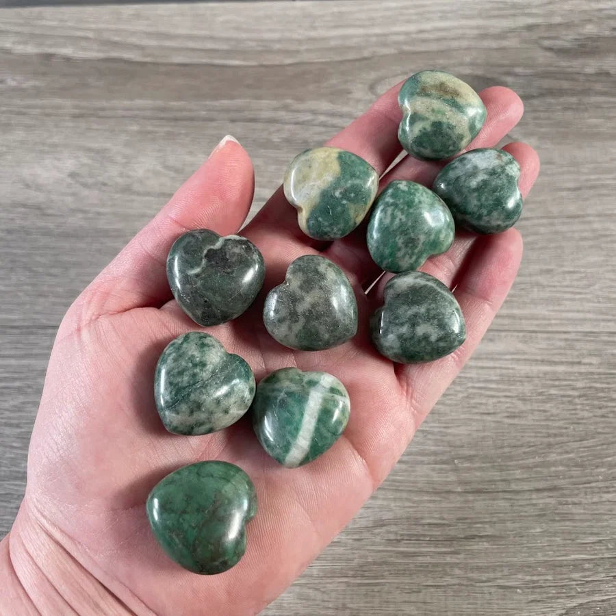 Puffy Heart Stone - China Jade