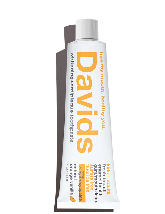 David's Kids & Adults Premium Toothpaste - Orange Vanilla