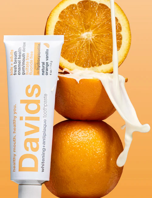 David's Kids & Adults Premium Toothpaste - Orange Vanilla