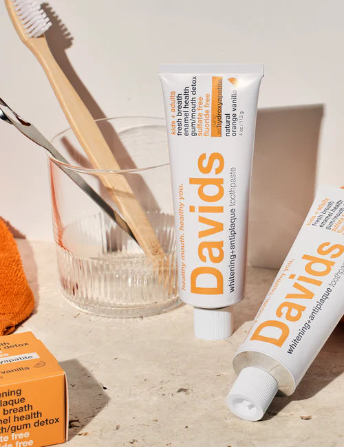 David's Kids & Adults Premium Toothpaste - Orange Vanilla