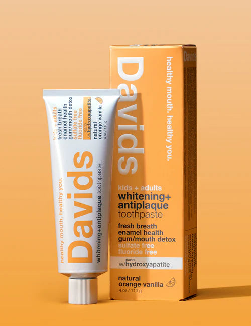 David's Kids & Adults Premium Toothpaste - Orange Vanilla