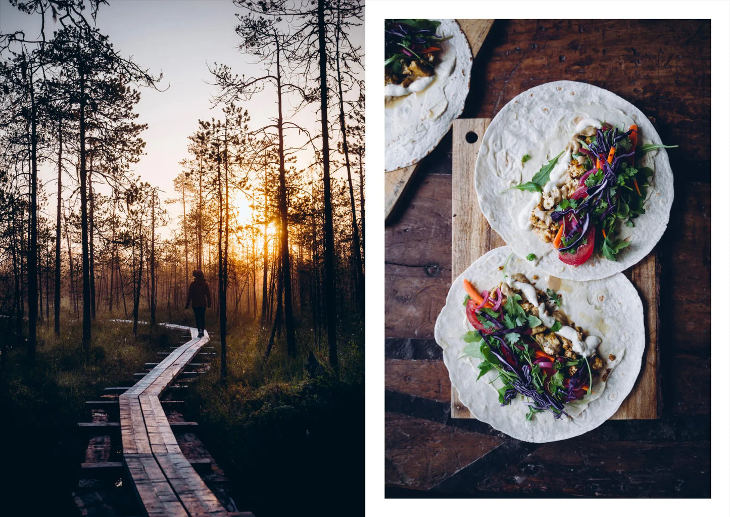 Food in the Woods – Vegetarian recipes from easy snacks to hiking meals