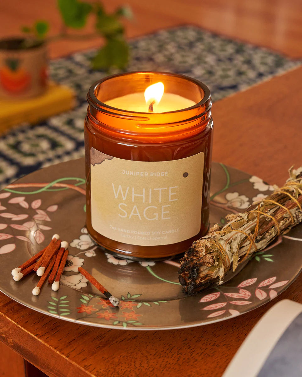 White Sage Essential Oils Candle