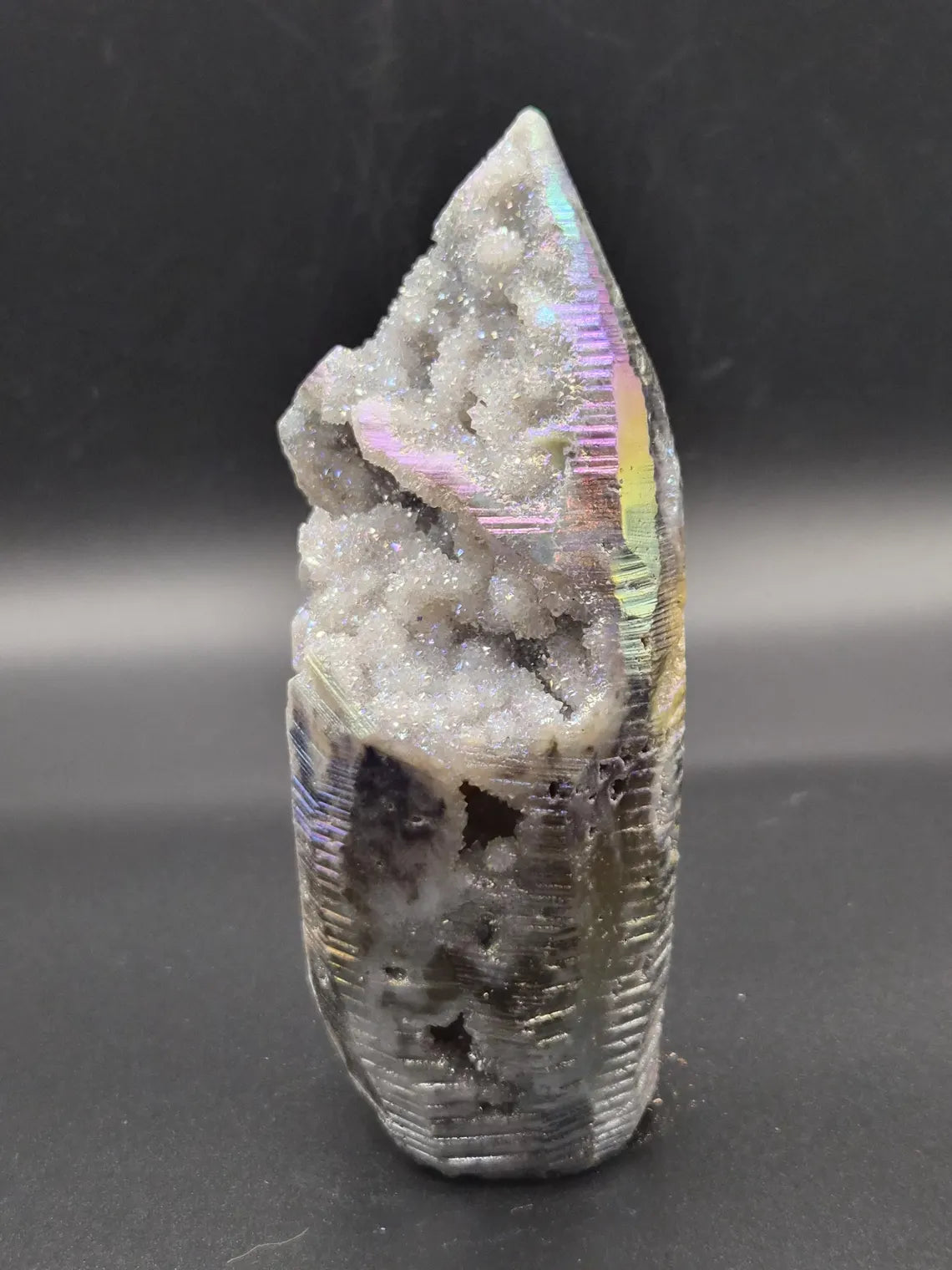 Sphalerite Aura Flame Tower