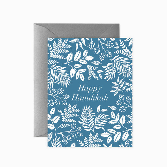 Holiday Vines Happy Hanukkah Card